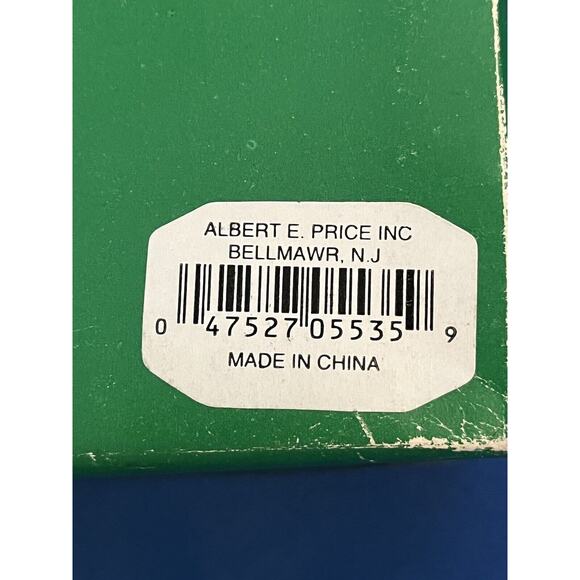 VTG NEW Albert E Price Doll House Furniture 7 Piece Brown Dining Room - Picture 7 of 7